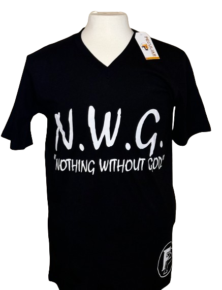 NWG - "Nothing Without God" V-Neck Tee