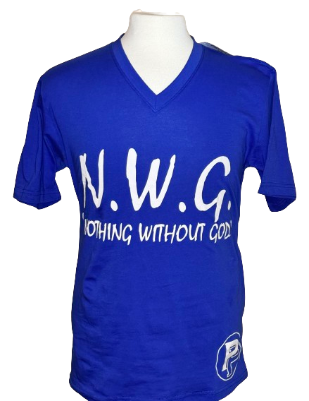 NWG - "Nothing Without God" V-Neck Tee