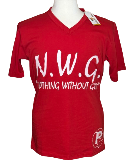 NWG - "Nothing Without God" V-Neck Tee