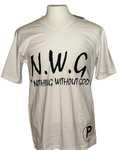 NWG - "Nothing Without God" V-Neck Tee